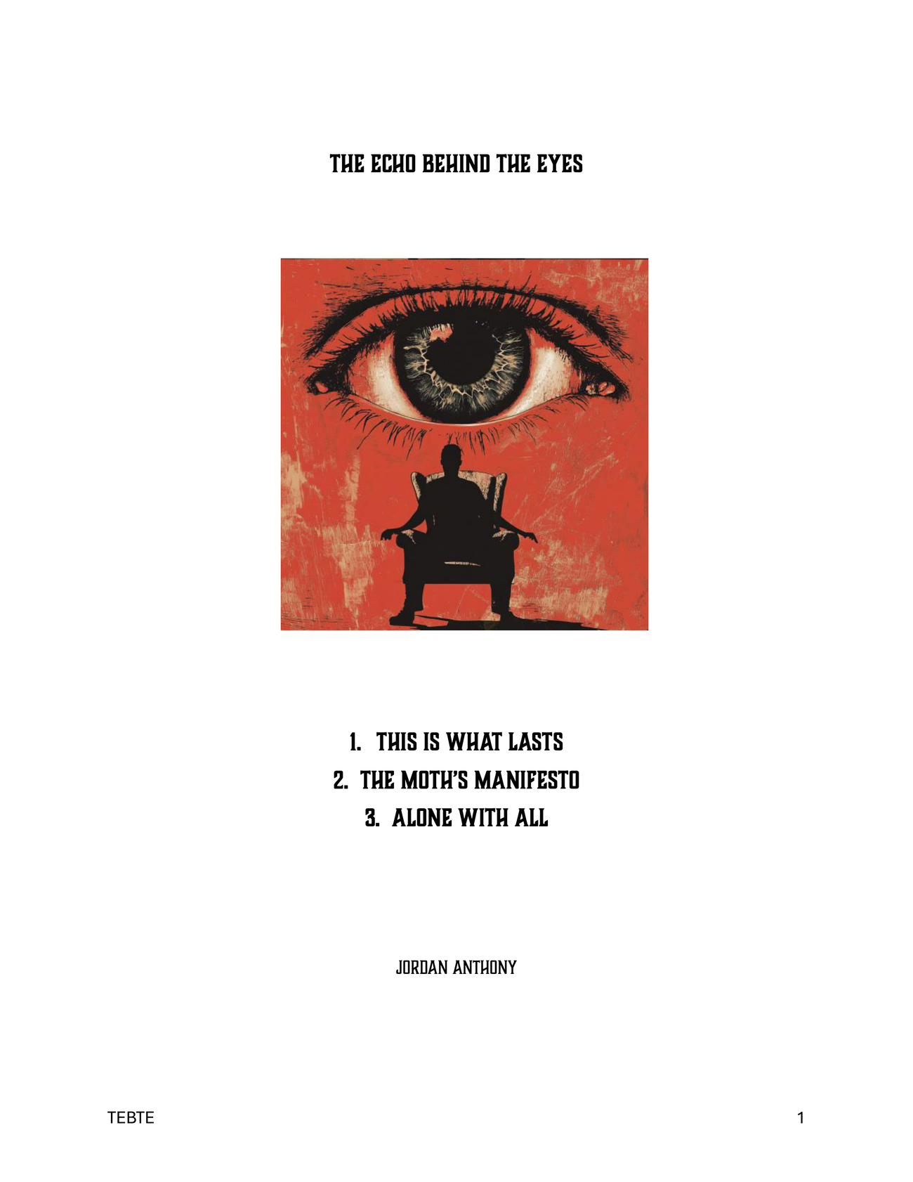 The Echo Behind the Eyes — cover